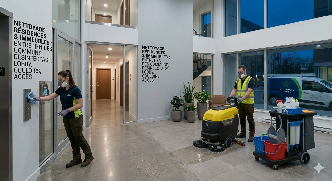 Remise en état appartement et résidence après chantier Casablanca